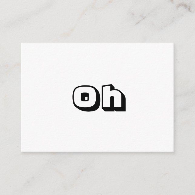 Schwarz-weiße, moderne Karte (Vorderseite)