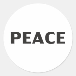 Schwarz-weiße Moderne Runder Aufkleber