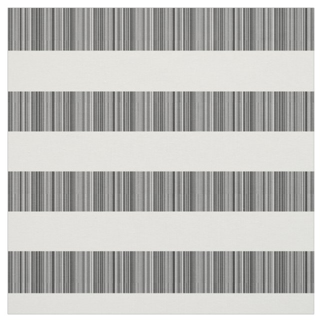 Schwarz-weiße, moderne Streifen Stoff (Muster)