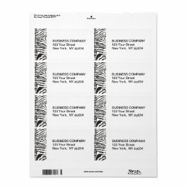 Schwarz-weiße Muster Streifen modern Zebra