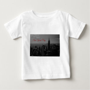 Schwarz-weiße New York City Baby T-shirt