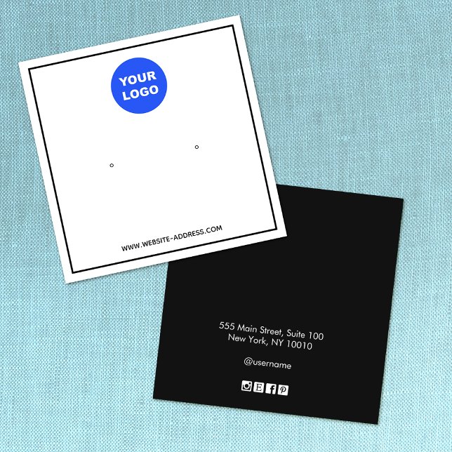 Schwarz-weiße Ohrenanzeige für benutzerdefinierte  (Von Creator hochgeladen)