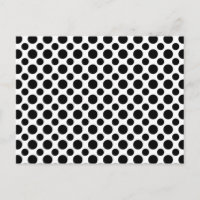 Schwarz-weiße Polka Dots groß und klein