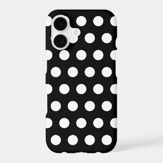 Schwarz-Weiße Polka-Punkte