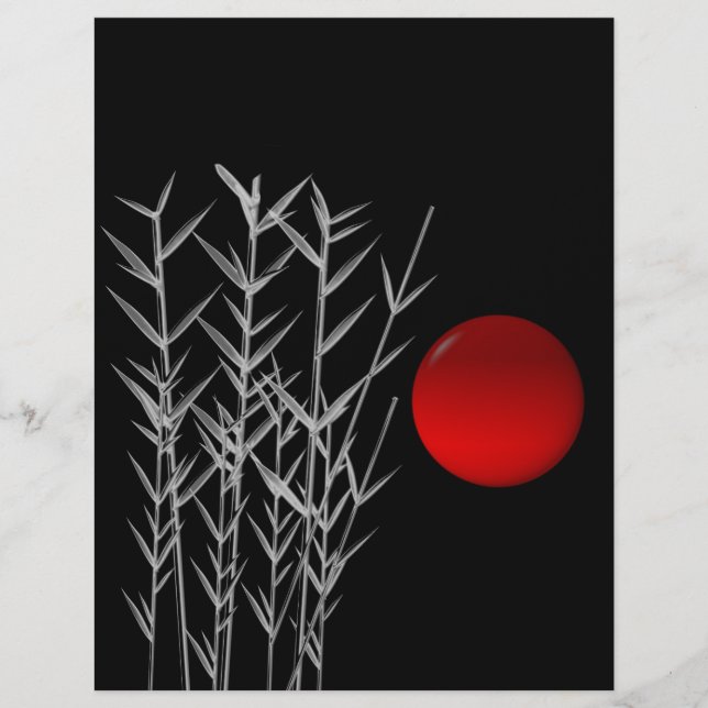 Schwarz-weiße Rot-Sonne (Vorderseite)