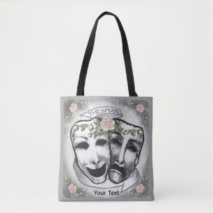 Schwarz-Weiße Schauspielermasken