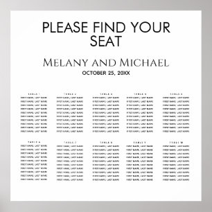 Schwarz-weiße schlichte minimalistische, elegante poster