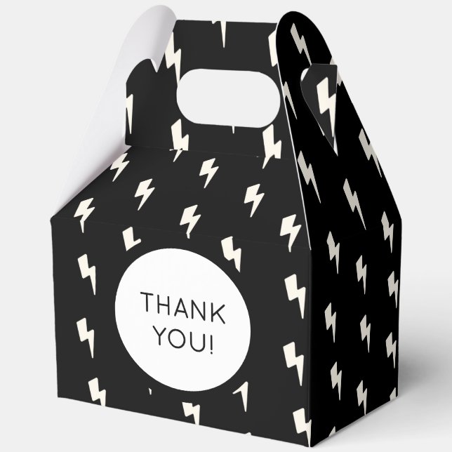Schwarz-weiße Schrauben Custom-Geschenkbox Geschenkschachtel (Vorderseite)
