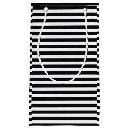 schwarz-weiße Streifen Kleine Geschenktüte