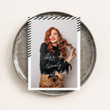 Schwarz-weiße Streifen Moderner Minimalistischer A