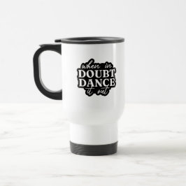 Schwarz-weiße Tasse
