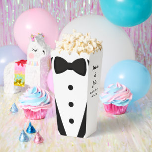 Schwarz-weiße Tuxedo Dress Wedding Party Geschenkschachtel