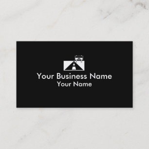 Schwarz-weiße Visitenkarten für den Straßenverkehr Visitenkarte