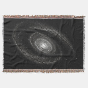 Schwarz-weiße Weltraumnacht Decke