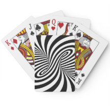 SCHWARZ-WEISSE ZEBRA-WIRBEL-PATTER OPTISCHER ILLUS