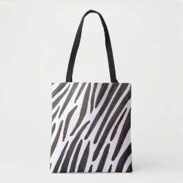 Schwarz-weiße Zebrastreifen