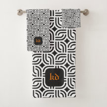 Schwarz-weiße Ziermuster antike