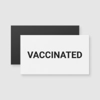 Schwarz-weißer, benutzerdefinierter Textmagnet