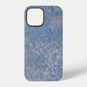 Schwarz-weißer Blumenstoff iPhone 12 Hülle