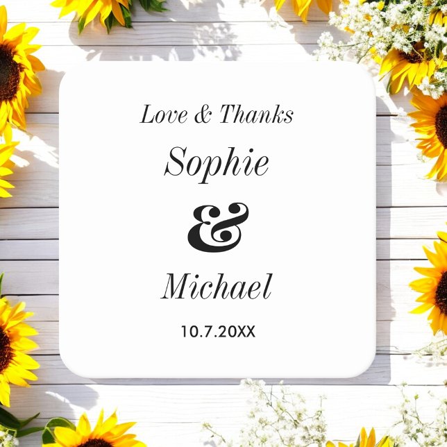 Schwarz-weißer Brautgarten Rechteckiger Pappuntersetzer (Von Creator hochgeladen)