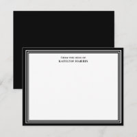 Schwarz-weißer dreifacher Rand Von Schreibtisch vo