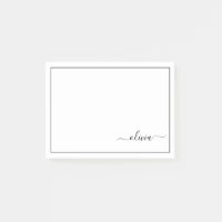 Schwarz-weißer Name für das Girl-Monogramm