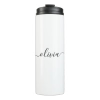 Schwarz-weißer Name für das Girl-Monogramm