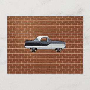 Schwarz-weißer Nash Metropolitan Postkarte
