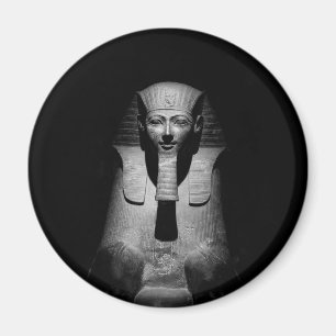 Schwarz-weißer Pharao-König Magnet
