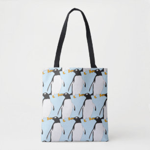 Schwarz-weißer Pinguin Winter