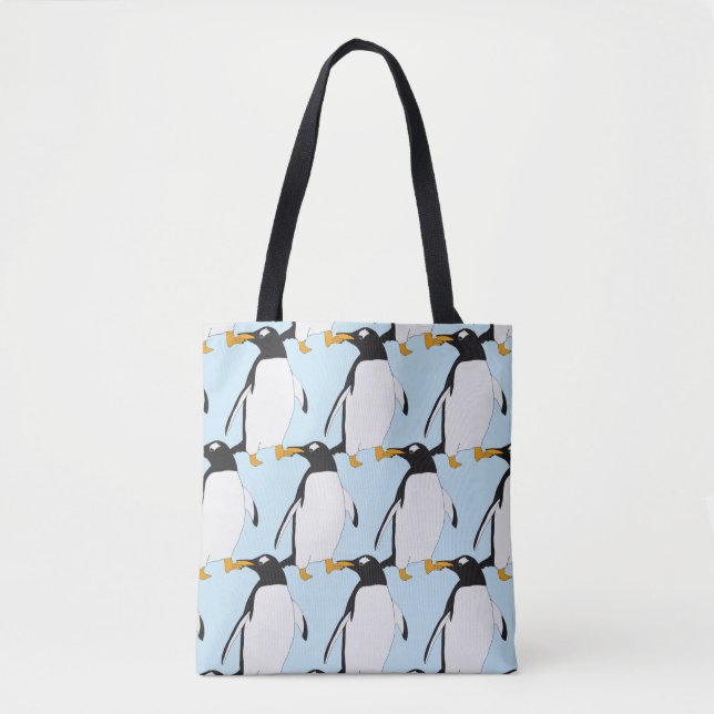 Schwarz-weißer Pinguin Winter (Vorderseite)