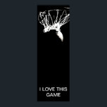 Schwarz-weißer Pop Art Einzigartiges Basketball-Po Poster<br><div class="desc">Ich Liebe dieses Spiel. Beliebte Sportarten - Basketball Game Ball Image.</div>