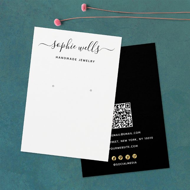 Schwarz-weißer QR-Code für Skripthalter (Von Creator hochgeladen)