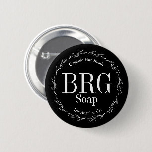 Schwarz-weißer Retail Store Button