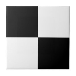 Schwarz-weißer Schachbrett-Designer Tile-Keramik Fliese