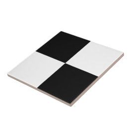 Schwarz-weißer Schachbrett-Designer Tile-Keramik Fliese