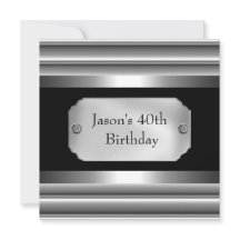 Schwarz-weißer Silver Mens im Stil von Metal Chrom