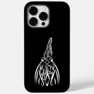 Schwarz-weißer Stammeshahn Case-Mate iPhone 14 Pro Max Hülle