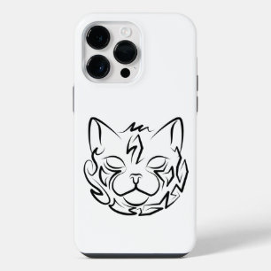 Schwarz-weißer Stammkatze iPhone 14 Pro Max Hülle