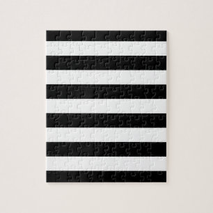 Schwarz-weißer Streifen frustrierend Puzzle