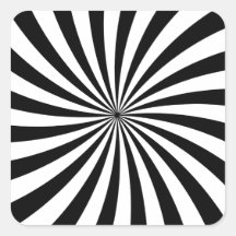 Schwarz-weißer Swirbel der optischen Illusion