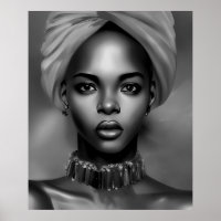 Schwarz-weißes afrikanisches Juwel 2