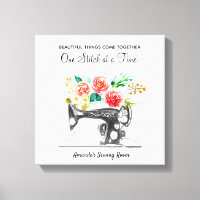 Schwarz-weißes Angebot für Vintage Nähmaschine