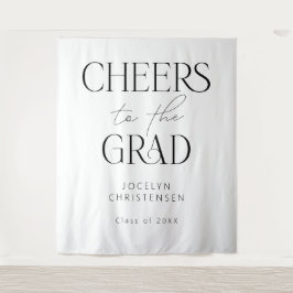 Schwarz-weißes Beifall für den Hintergrund des Fot Wandteppich