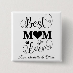 Schwarz-weißes, benutzerdefiniertes Skript der bes Button