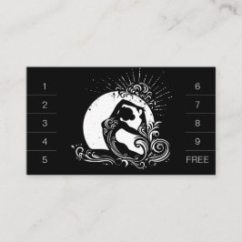 Schwarz-weißes einbeiniges Yoga-Pose-Logo von King Treuekarte