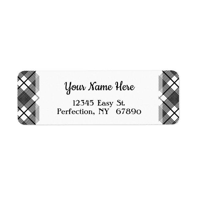 Schwarz-weißes Kariertes Muster bearbeitbare Rücks (Vorne)