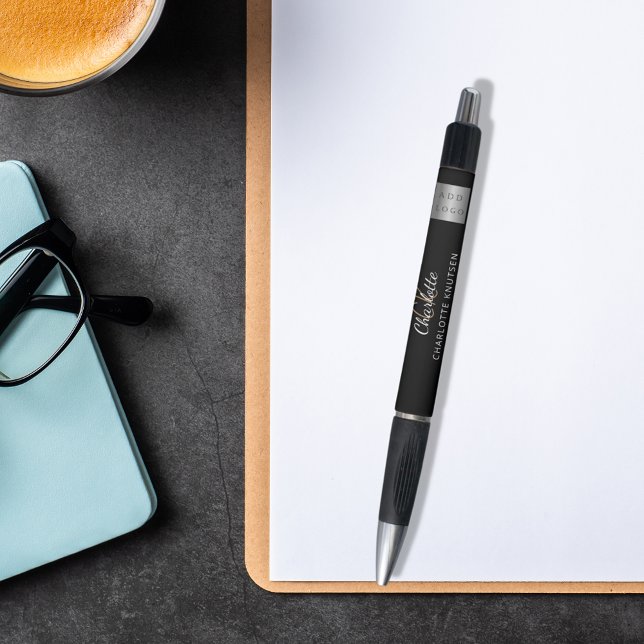 Schwarz-weißes Logo für die Bezeichnung von Monogr Kugelschreiber (Von Creator hochgeladen)