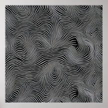 Schwarz-weißes Op-Art-Swirlmuster