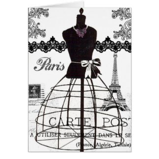 Schwarz-weißes Paris-Mode-Mannequin